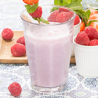 Smoothie aardbei framboos (7)