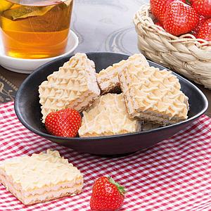 Wafels aardbei met vlag (5)