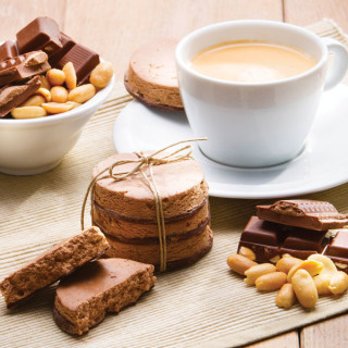 Chocolade pinda koek (7)